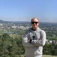 black-and-white avatar